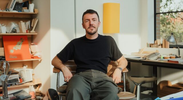 Man in Creative Workspace