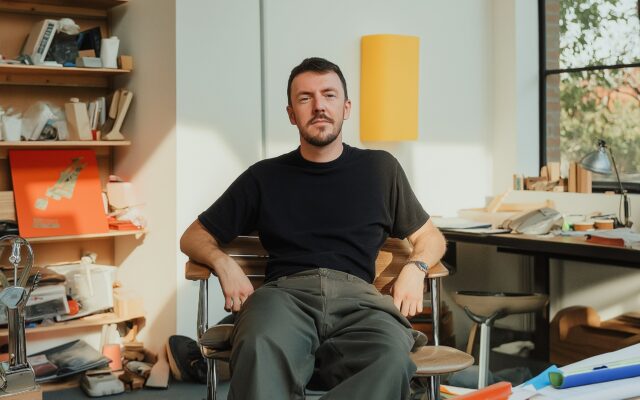 Man in Creative Workspace